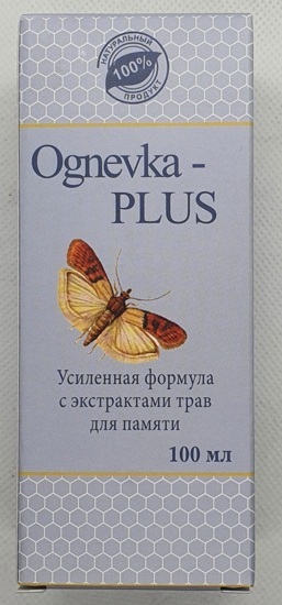 Огневка плюс с экстрактами трав для памяти 100мл.